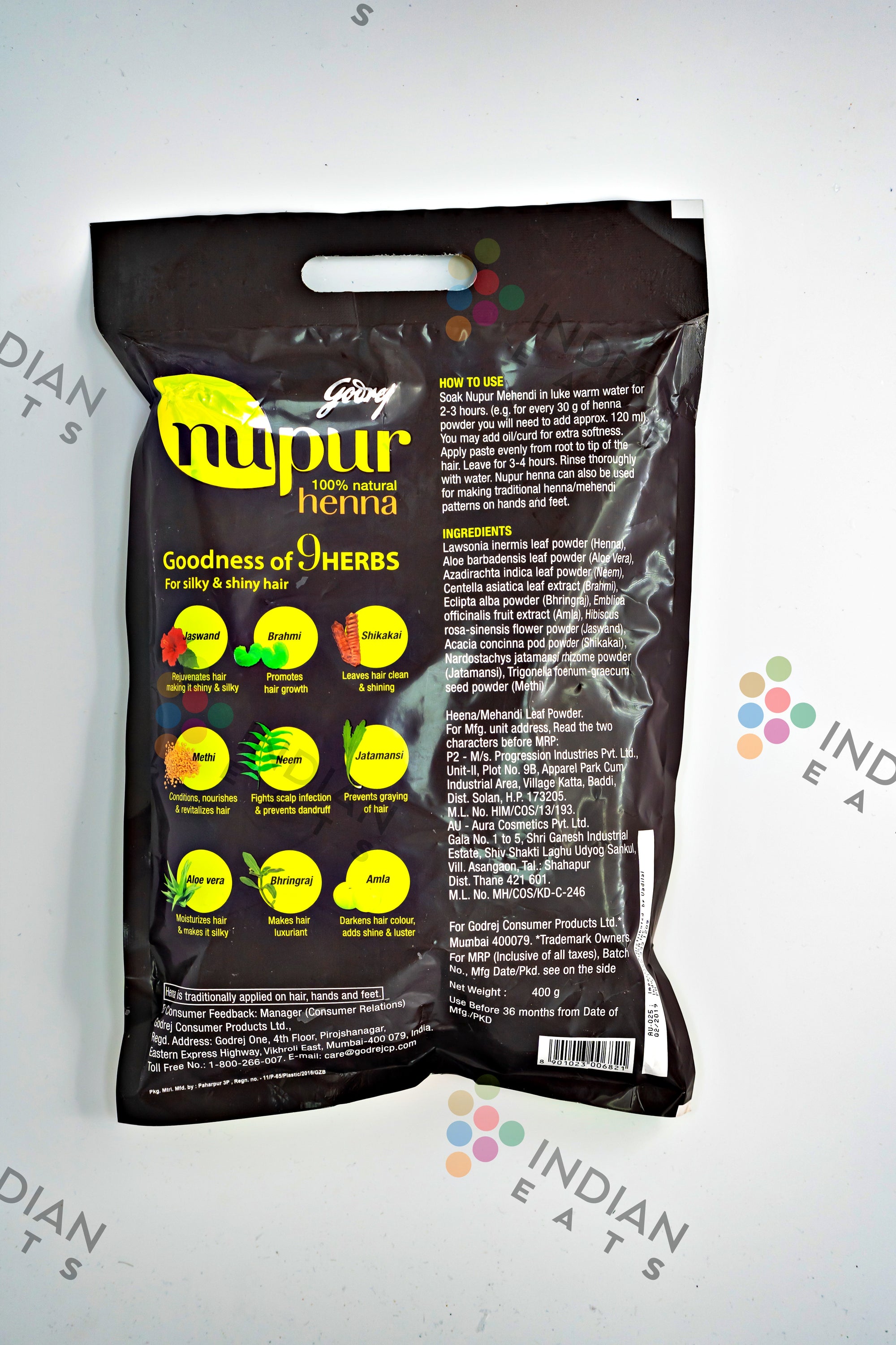 Godrej Nupur Henna - 120g (Pack of 2) , Black - Price in India, Buy Godrej Nupur  Henna - 120g (Pack of 2) , Black Online In India, Reviews, Ratings &  Features | Flipkart.com